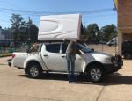 Aerodynamic Foldable Rooftop Tent for Camping