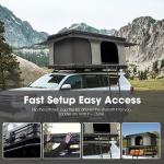 San Hima Hardshell Rooftop Tent for Camping