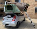 Aerodynamic Foldable Rooftop Tent for Camping