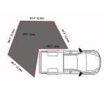 270 Plus Roof Side Car Awning with LED Light