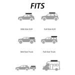 Wild Land Summit 1.4m Roof Top Tent with Ladder