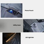 Wild Land Summit 1.4m Roof Top Tent with Ladder