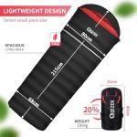 Winter Down Sleeping Bag for Cold Camping