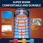ETGLCOZY 0 Degree Cold Weather Sleeping Bag