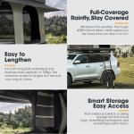 San Hima Gibb Hardshell Rooftop Tent for Camping