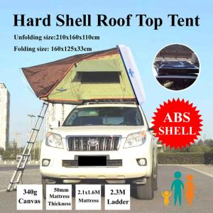 Foldable Rooftop Tent with Hard ABS Shell