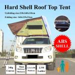 Foldable Rooftop Tent with Hard ABS Shell
