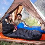 Winter Down Sleeping Bag for Cold Camping