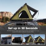 San Hima Kalbarri Lite Hardshell Rooftop Tent Olive