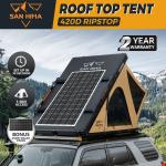 San Hima Kalbarri Lite Rooftop Tent with Solar Panel