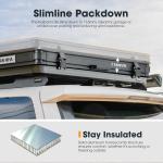 San Hima Kalbarri Lite Rooftop Tent with Solar Panel