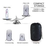 Lightweight Duck Down Camping Sleeping Bag - Blue