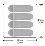 Summit Explorer 1.8m Roof Top Tent Ladder