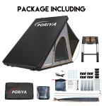 PORIYA Waterproof Hardshell Rooftop Tent for Jeep