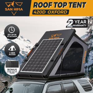 San Hima Kalbarri Gen 2 Rooftop Tent & Solar Panel