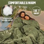 Night Cat Double Sleeping Bag for Cold Weather Camping