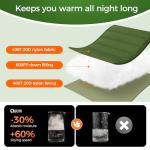 QEZER XXL 0 Degree Winter Down Sleeping Bag