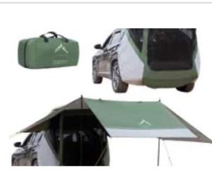SUV Camping Tent with Awning and Windproof Design