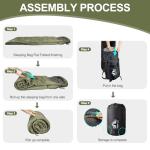 Night Cat Double Sleeping Bag for Cold Weather Camping