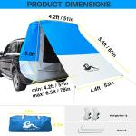 SUV Tailgate Tent with Accessories and Awnings