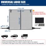 Magnetic Bug Mesh Screen for SUV Tailgates