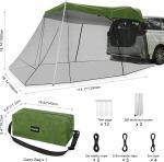 G4Free Portable SUV Awning with Mosquito Net