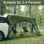 G4Free Portable SUV Awning with Mosquito Net