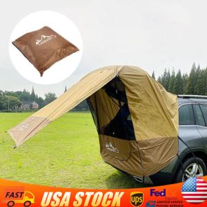 SUV Truck Camping Canopy Awning - Brown