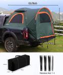 5.5-6 FT Waterproof Truck Bed Tent with Windows