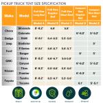 Waterproof Truck Bed Tent for Full and Compact Trucks
