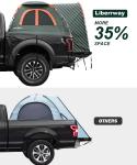 2-Person Waterproof Truck Bed Tent for 5.5-5.8 FT