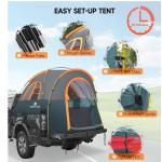 2-Person Waterproof Truck Bed Tent for Camping