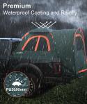 2-Person Waterproof Truck Bed Tent for 5.5-5.8 FT