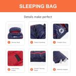 QEZER Ultralight Down Sleeping Bag for Camping