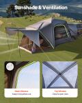 VEVOR Waterproof SUV Camping Tent for 5-8 People