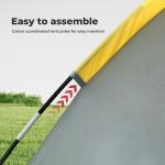 Waterproof Tent for 3-4 People, Fits SUV