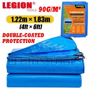 Blue Waterproof UV Resistant Camping Tarp Cover