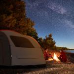 VEVOR SUV Camping Tent with Rainfly and Bag