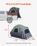 VEVOR Waterproof Truck Bed Camping Tent for 2-3