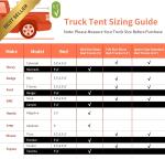 Waterproof 2-Person Truck Bed Tent 255x206cm