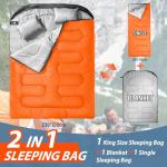 MEREZA XL Double Sleeping Bag for Adults