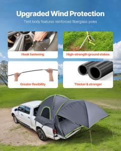 Waterproof Truck Bed Tent for 2-3 Campers