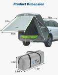 SUV Tailgate Tent with Awning and Canopy