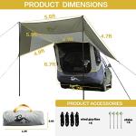 SUV Tailgate Tent with Awning for Camping