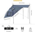 KingCamp Portable SUV Tent and Sun Shade