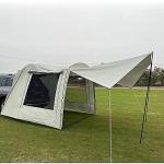 Vilemoon Portable Car Awning Tent with Mosquito Net
