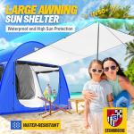SUV Camping Tent with Awning for 4 People