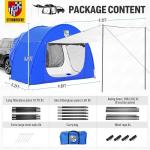 SUV Camping Tent with Awning for 4 People