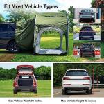 Green SUV Tent with 3 Doors - Waterproof & Portable