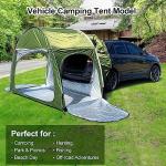 Green SUV Tent with 3 Doors - Waterproof & Portable